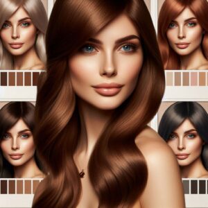choosing the ideal shade of brunette hair