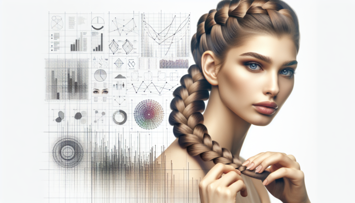Young woman expertly weaving a French braid, adding hair sections, resulting in a stunning, secure braid.
