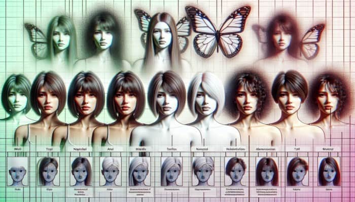 Celebrities with butterfly haircuts, showcasing versatility and universal appeal across media platforms.