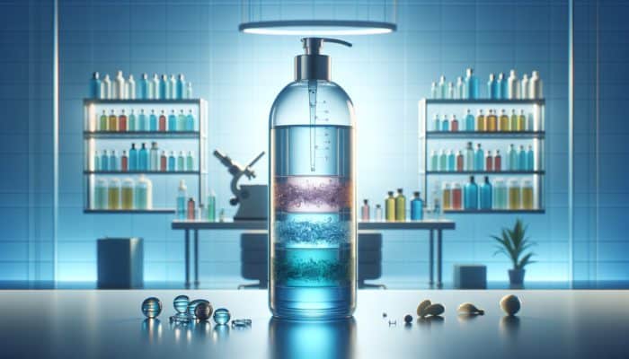 How to Read Hair Product Labels Correctly: Label of hair product showing ingredients in order of concentration, with water first, then oils and actives.