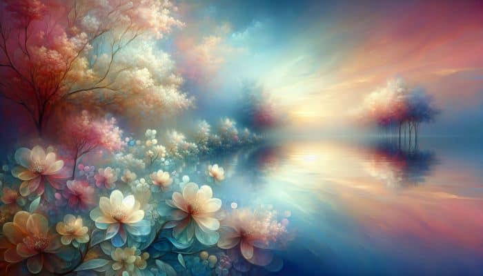 Blending Whispering Pixie Colours Softly: Soft, ethereal shades inspired by nature, embodying serenity and magic, creating a peaceful sanctuary.
