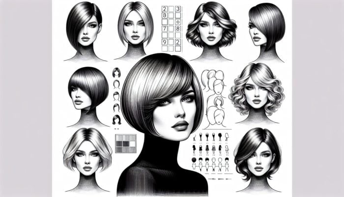 Adopting Graduated Bobs for Layered Chic: A stylish woman with a graduated bob, versatile across settings and face shapes, exuding chic adaptability.