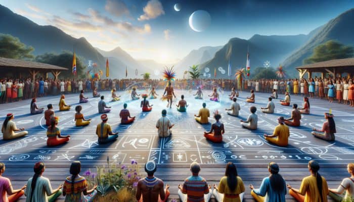 South American community workshop at equinox, blending traditional and modern practices for well-being.